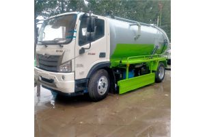 山东国六福田环卫10方吸污车价格多少钱台