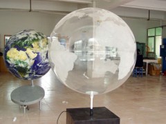 水晶地球仪 水晶地球仪