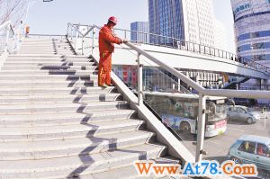 天津市民心工程佟楼天桥近日主体完工(图)