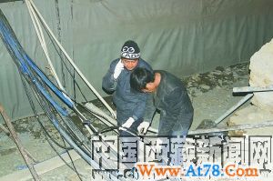 布达拉宫广场人行通道工程进展:通信管道改道已施工