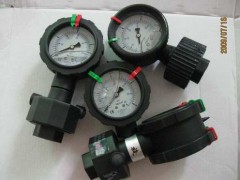 供应PP耐酸碱、耐腐蚀隔膜压力表