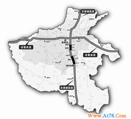 京港澳高速郑漯段34辆车连环相撞致20公里拥堵(组图)