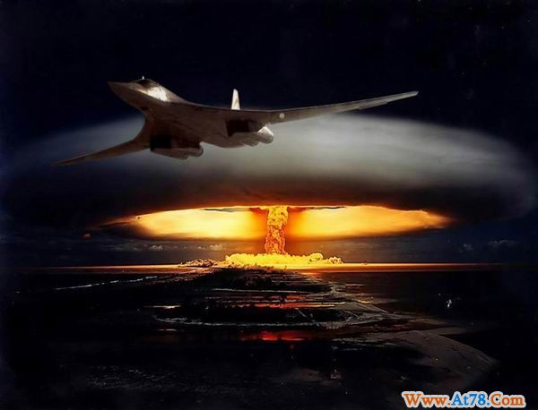 图-160轰炸机核弹攻击设想图 自重居