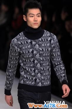 七匹狼秋冬时装发布会在京举行（8）(图)