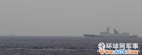 中华人民共和国第五批护航编队护航时遭遇不明国籍潜艇(组图)