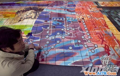 世博会河南馆主题壁画烧制完成启运上海(组图)