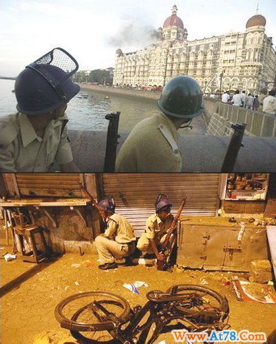 再看孟买袭击中的印度军警(组图)