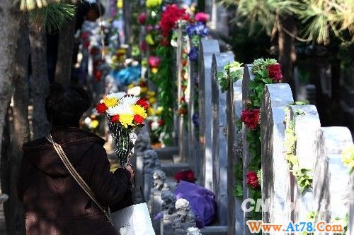 图：清明小长假来临 民众忙祭扫