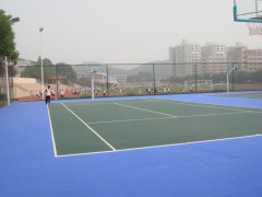 篮球场 网球场 羽毛球场厂家直销 硅PU材料 篮球场 网球场 羽毛球场厂家直销 硅PU材料