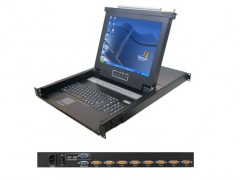 欧泰17寸8口LCDKVM切换器TDL1708