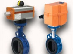 瑞士+GF+037型气动电动金属蝶阀