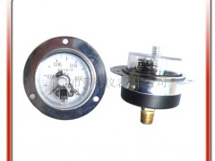 雅德仪表有限公司专业生产60MM轴向真空电接点压力表 雅德仪表有限公司专业生产60MM轴向真空电接点压力表