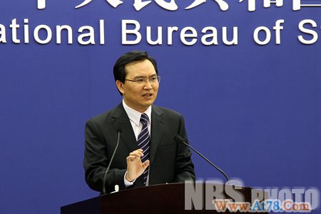 统计局发言人盛运来 (图片来源：统计局网站)