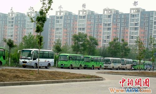 河北栾城县公交车集体停运(图)