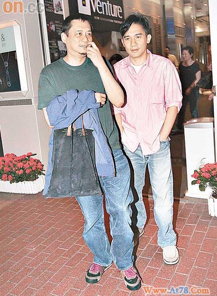 梁朝伟张叔平撑台脚闻刘嘉玲有喜不回应(图)