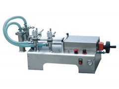 沈阳星辉半自动双头液体灌装机