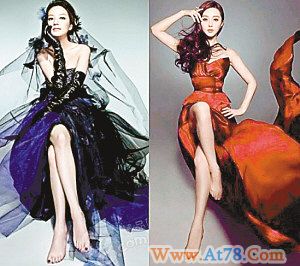 两代女星PK当锥子脸遭遇大圆脸(组图)