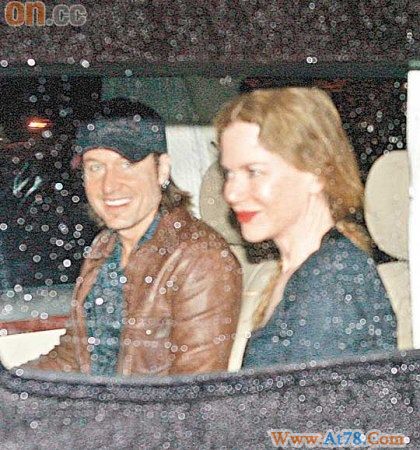 奥斯卡影后妮可-基德曼夫妇抵港难赏夜景(图)