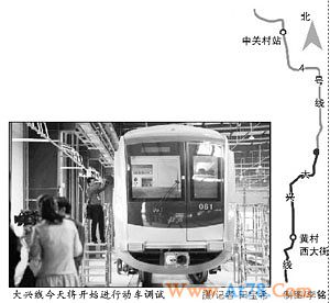 北京地铁大兴线今起调试通车后可与4号线贯通