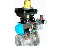 气动浮动式法兰球阀