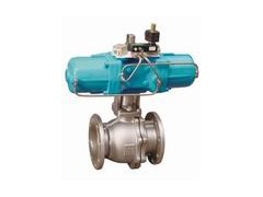 气动固定式法兰球阀