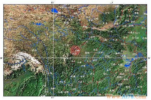 四川都江堰彭州交界地震震源深度约10公里