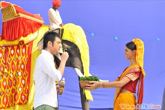 金城武骑大象代言好莱坞豪华阵容打造广告大片