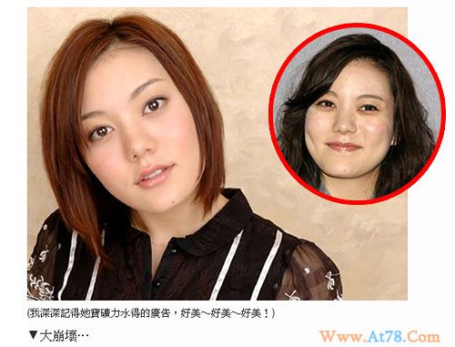 清纯女星不禁岁月摧残皱纹大粗腿全上身(图)