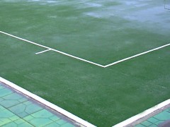 人造草门球场