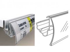 PVC异型材带前拦标价条 价格条 PVC异型材带前拦标价条 价格条