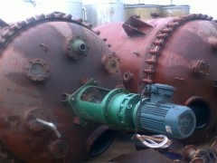 供应二手全新5吨搪瓷反应釜