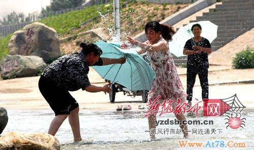 河北多地遭高温袭击气象局发布黄色预警(组图)