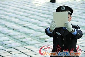 中国最大毒品走私案告破 石头内藏一吨海洛因