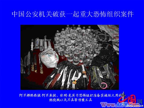 中国破获新疆恐怖袭击案 抓捕10余人(组图)