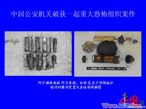 中国破获新疆恐怖袭击案 抓捕10余人(组图)