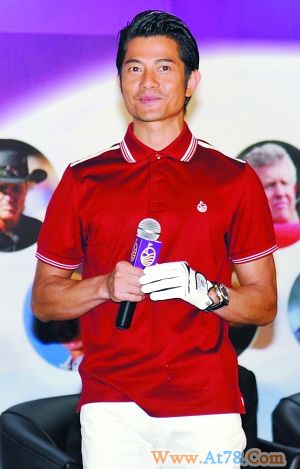 郭富城10月参加高尔夫球赛欲与道格拉斯比拼