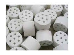 惰性氧化铝瓷柱  开孔瓷柱