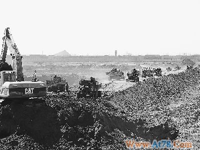 山东济宁因采煤造成土地塌陷达35万亩(图)