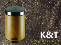 不銹鋼木紋垃圾桶