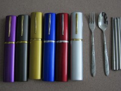 不锈钢环保餐具铝盒三件套