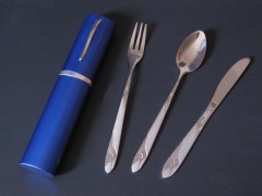 仙鹤勺叉不锈钢环保餐具三件套