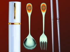 新年礼品福字环保餐具三件套