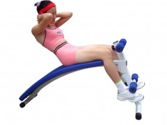 折叠式弧型仰卧板腹肌板济民健身器材厂家生产按摩器材瘦身减肥