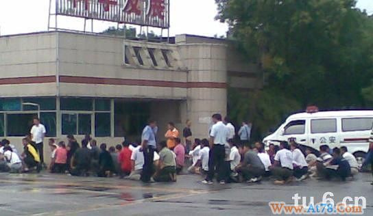 上百农民，“跪拜”市政府