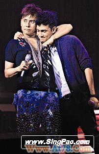 谭咏麟训导关楚耀 做错事要自己面对承担(图)