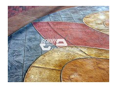 厂家直销艺术地坪，透水地坪