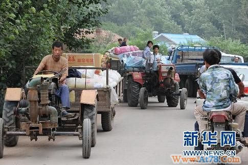 三日内吉林市将有大暴雨 农安县万人撤离家园(图)