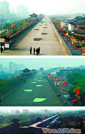 蔡国强“奥运大脚印”创意被诉剽窃(组图)