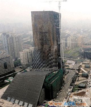 央视失火大楼10月进入实质维修阶段(组图)