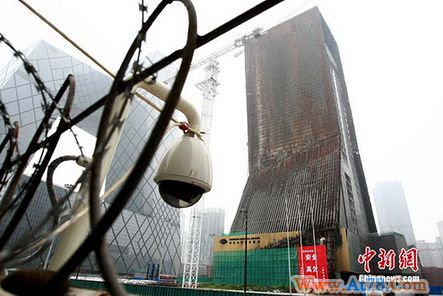 央视失火大楼10月进入实质维修阶段(组图)